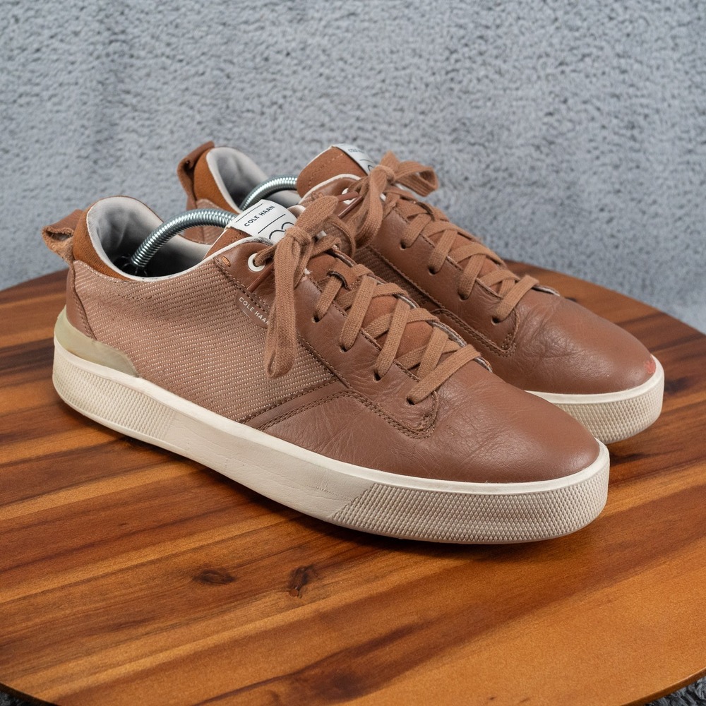 Cole Haan C37228 Size 10.5 Men's GrandPro Crew Sneaker British Tan
